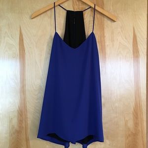 Express Tops - 2/$20 EXPRESS Reversible Barcelona Cami - Blue/Blk Express Tops - 2/$20 EXPRESS Reversible Barcelona Cami - Blue/Blk